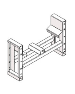Base without Foot 500x150 L 150mm galv